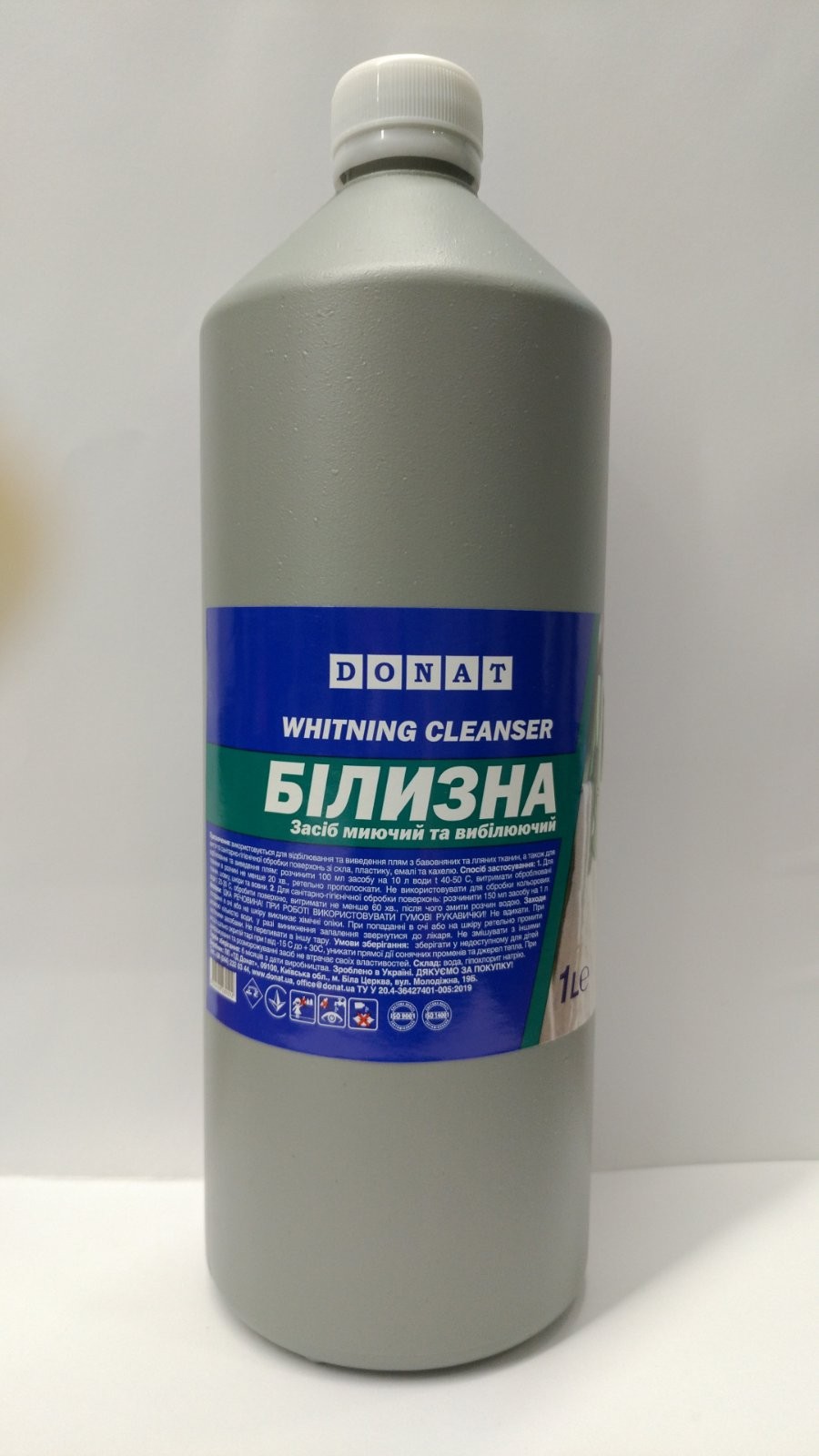 Засіб вибілюючий Білизна 1л DONAT